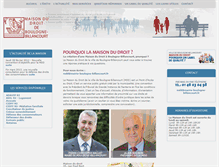 Tablet Screenshot of maison-du-droit-boulogne-billancourt.com